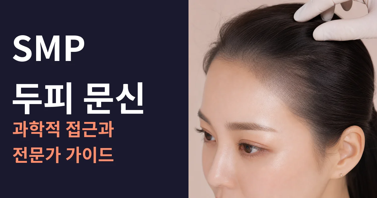 SMP 두피 문신: 과학적 접근과 전문가 가이드