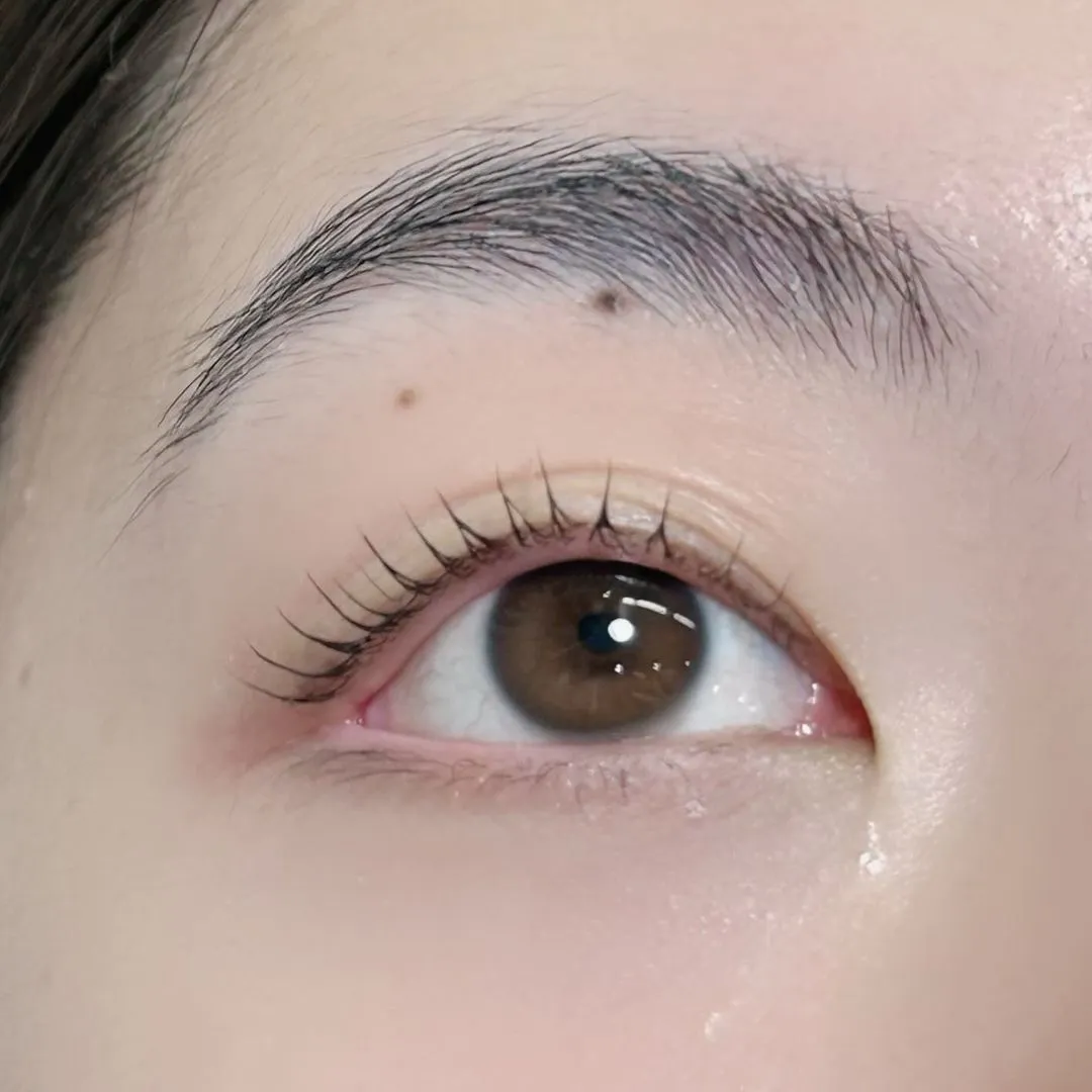 눈썹리터치 세 번째 작품 예시